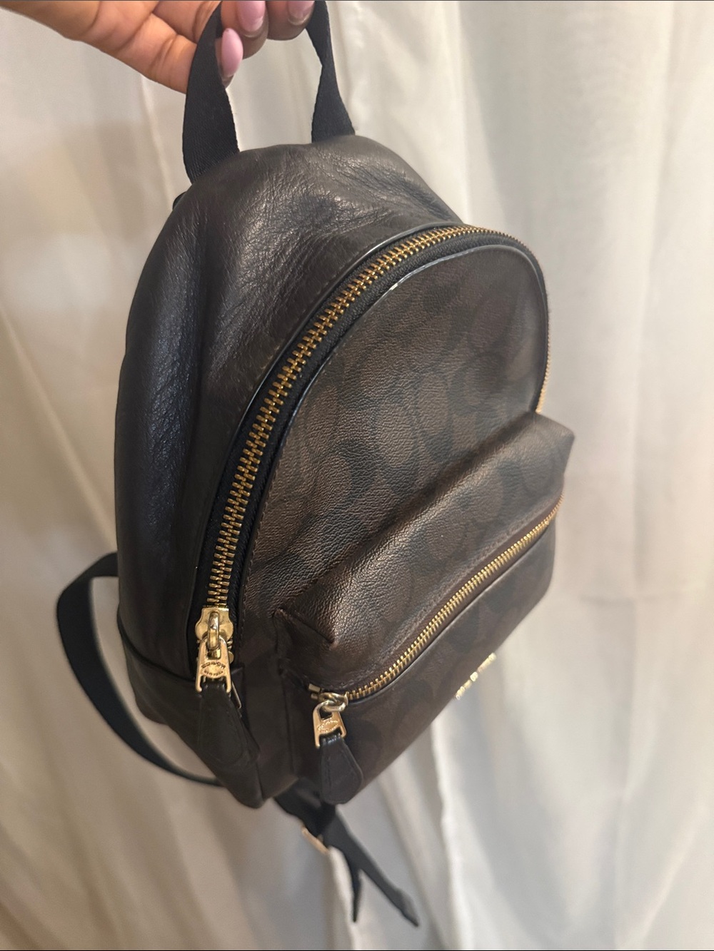 Coach Monogram Backpack - Picture 3 of 7